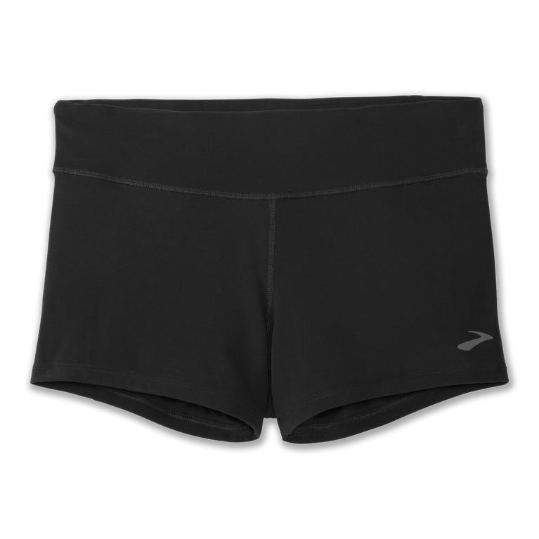 Brooks Women's SPEEDWORK TIGHT Running Shorts - Black - Canada (XZGQN-5037)